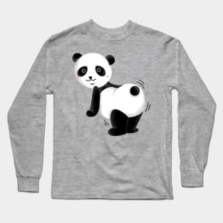 Panda Twerking Long Sleeve T-Shirt